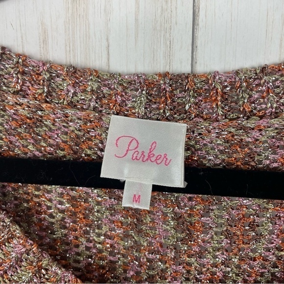 Parker sparkle lurex sweater medium - Picture 4 of 6